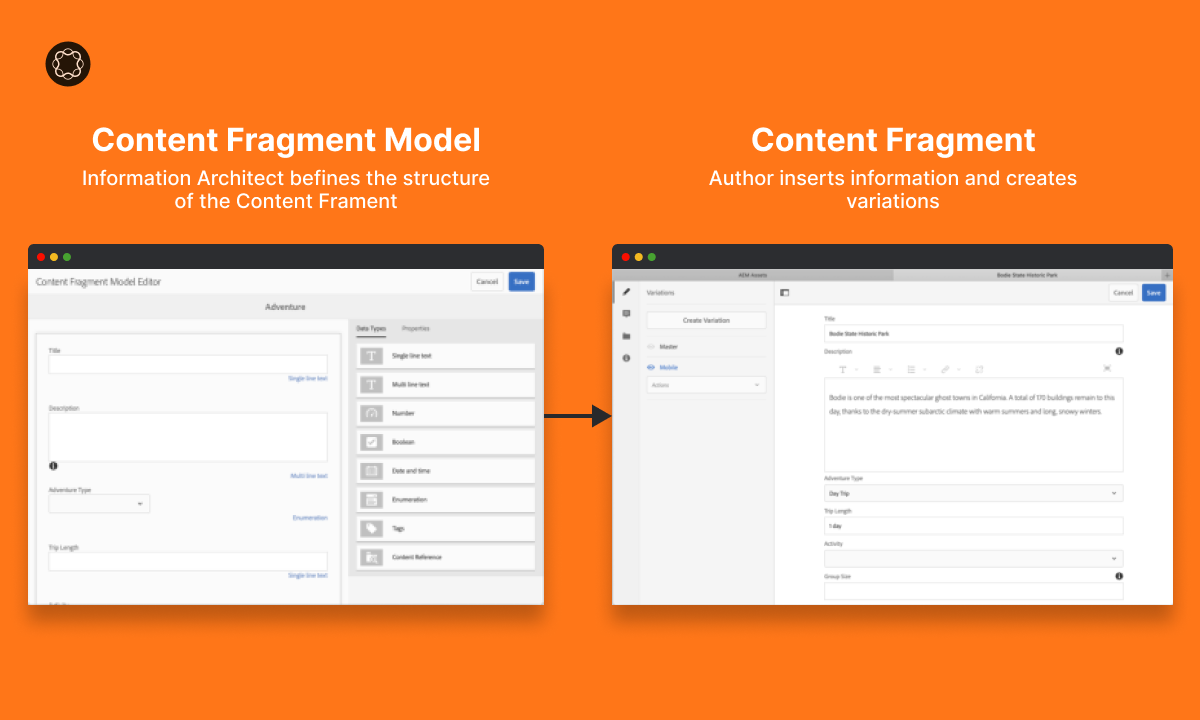 Content Fragments vs Experience Fragments: Managing and Delivering Modular Content